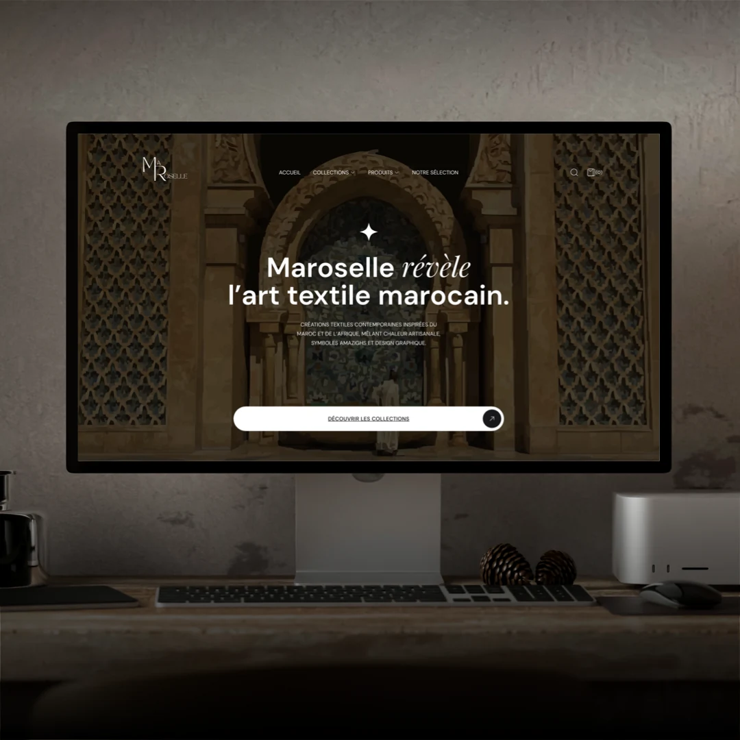 MARoselle premium Moroccan e-commerce platform