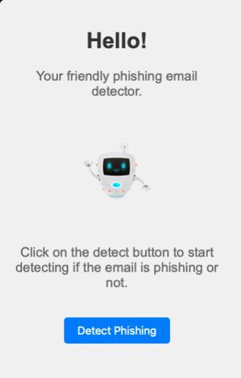 PhishGuard Chrome extension interface