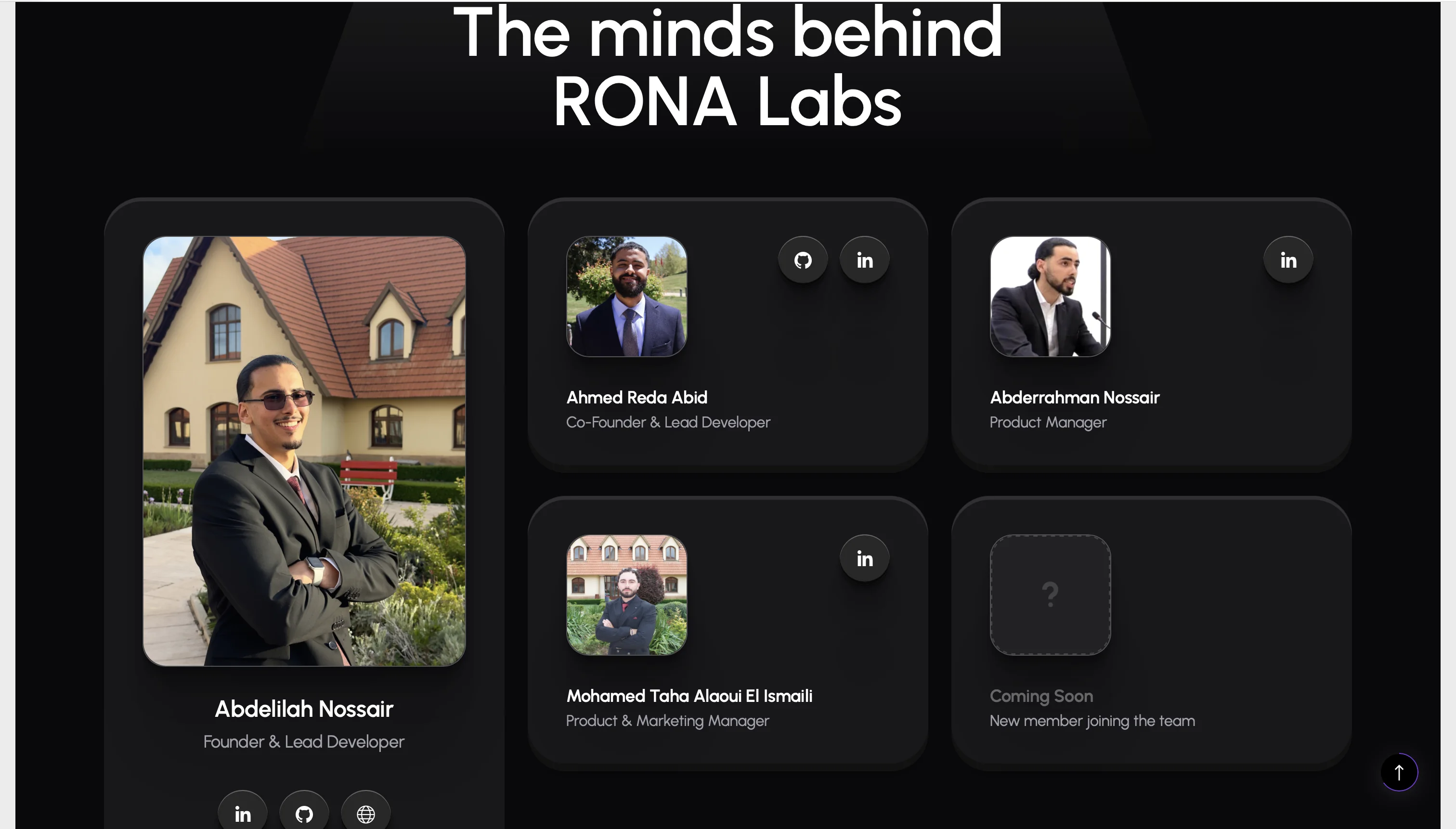 The RONA Labs team